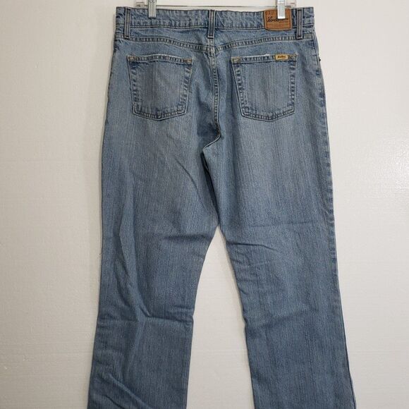 Women's Levi Strauss Signature Jeans Stretch Mid Rise Bootcut Misses 14 Medium - Picture 3 of 12